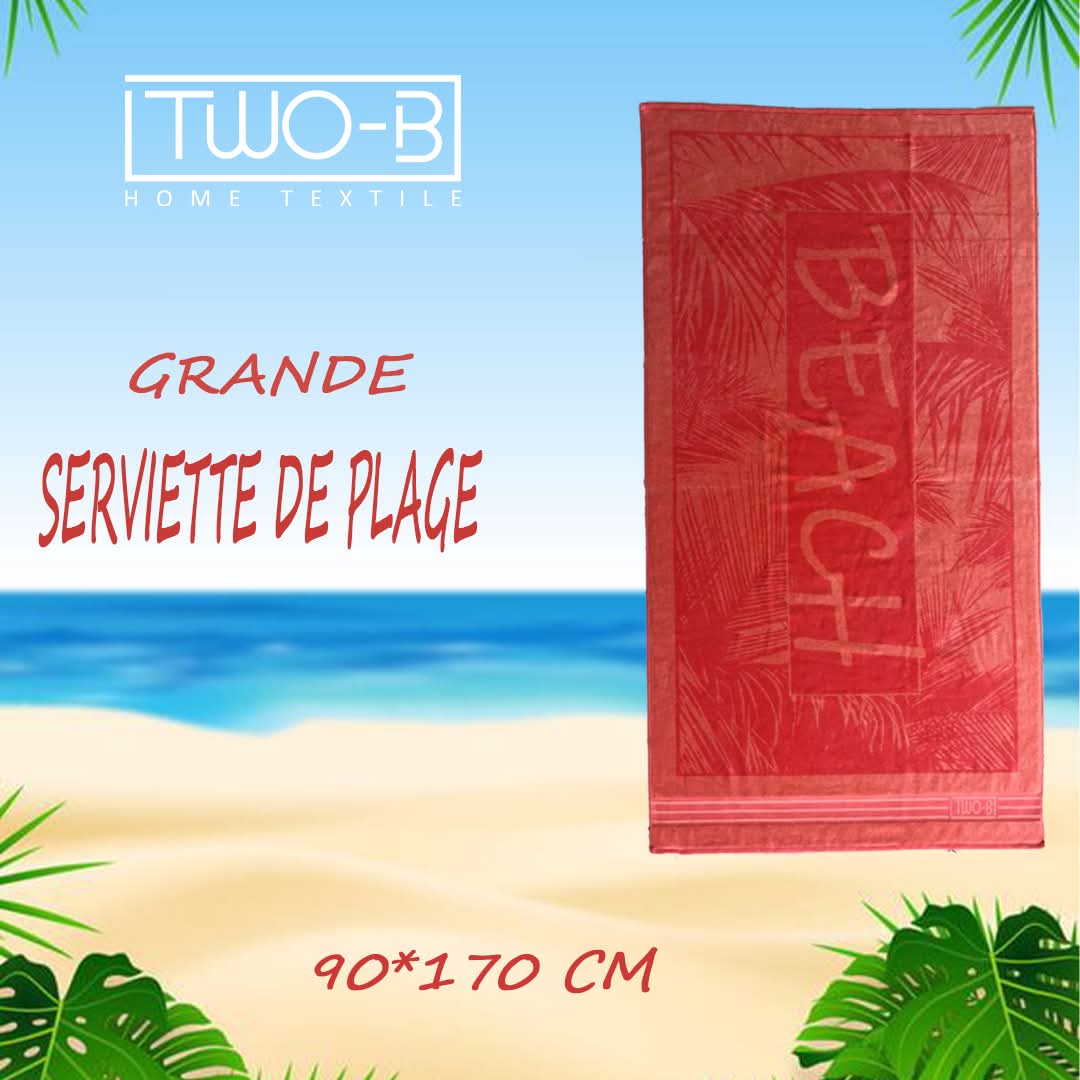 BEACH TOWEL - SERVIETTE DE PLAGE TWO-BE