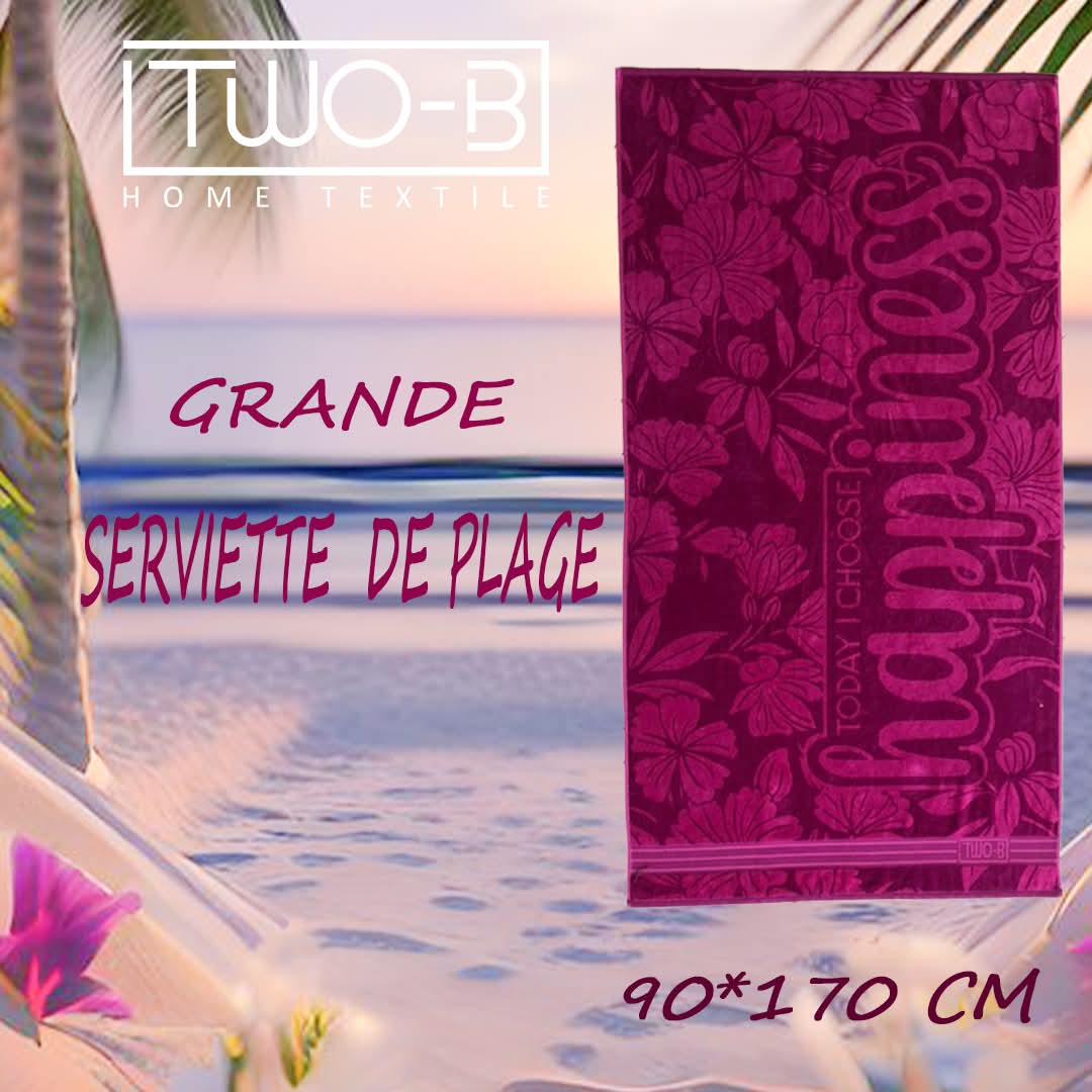 BEACH TOWEL - SERVIETTE DE PLAGE TWO-BE