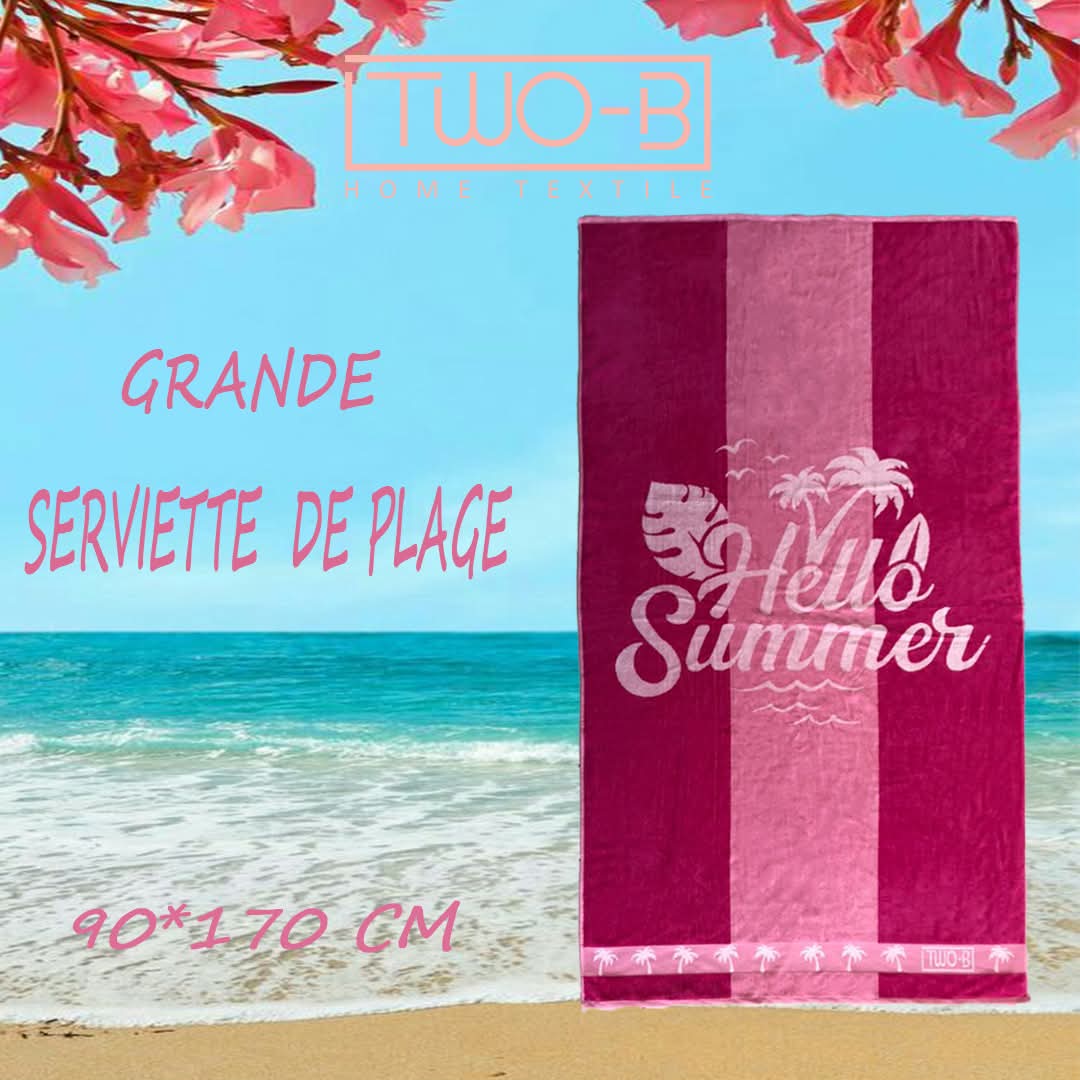 BEACH TOWEL - SERVIETTE DE PLAGE TWO-BE