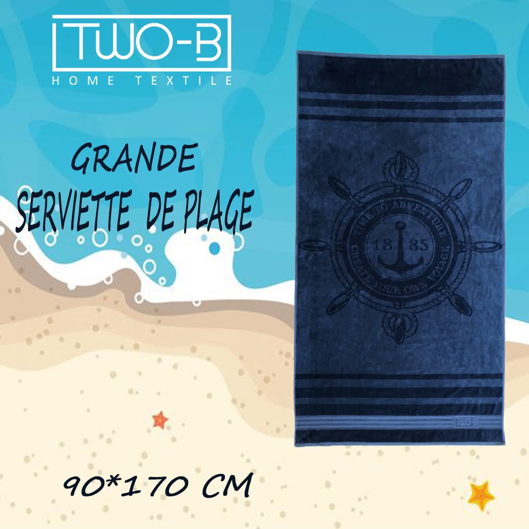 BEACH TOWEL - SERVIETTE DE PLAGE TWO-BE