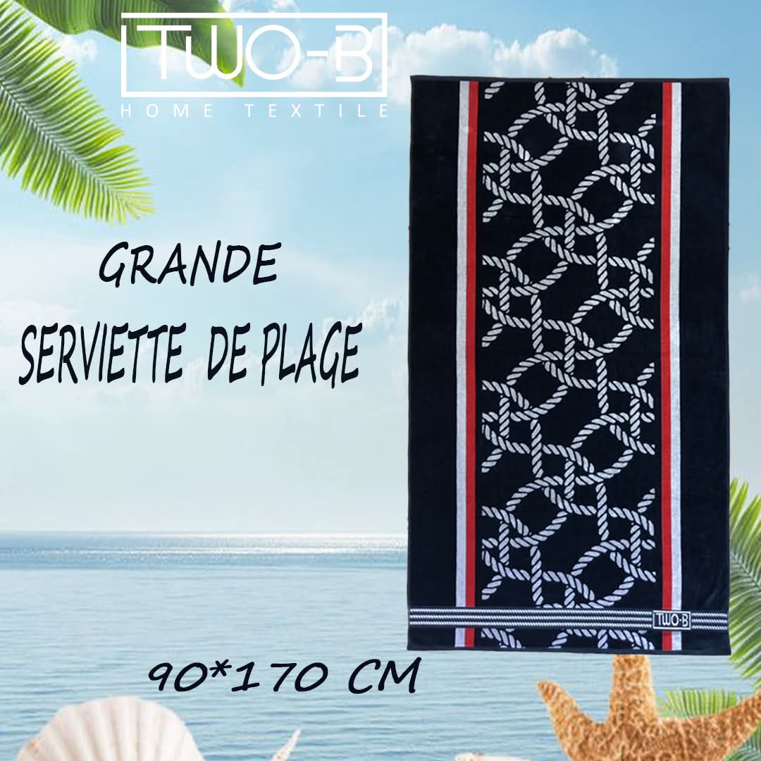 BEACH TOWEL - SERVIETTE DE PLAGE TWO-BE