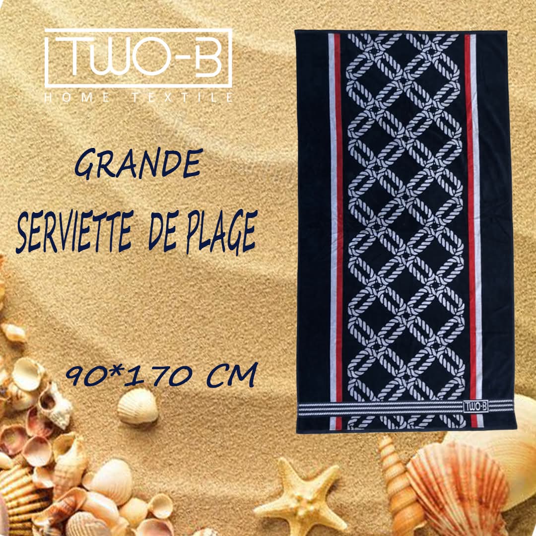 BEACH TOWEL - SERVIETTE DE PLAGE TWO-BE