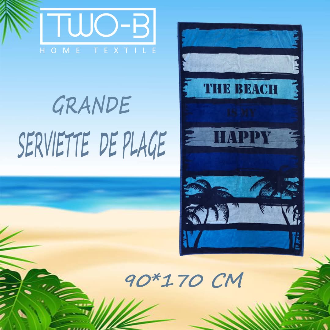 BEACH TOWEL - SERVIETTE DE PLAGE TWO-BE