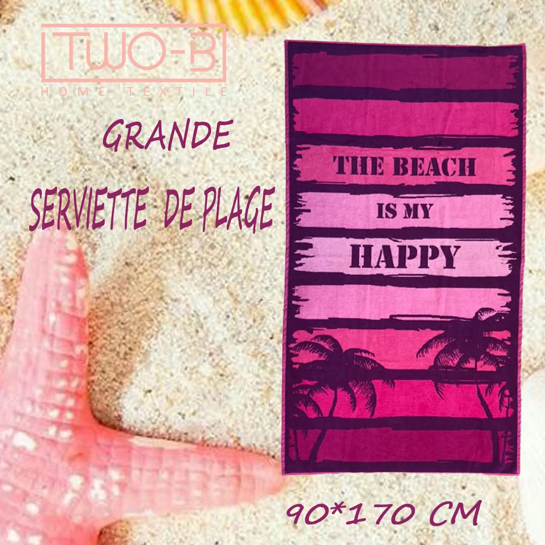 BEACH TOWEL - SERVIETTE DE PLAGE TWO-BE