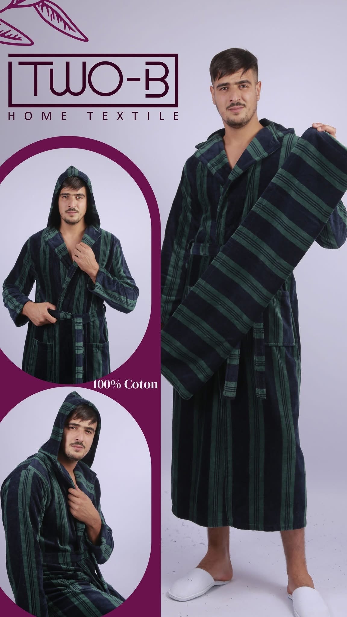 BATHROBE TWO-BE HOMME